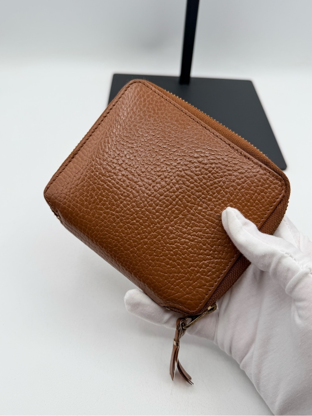 Comme des Garçons Leather Zip Around Wallet